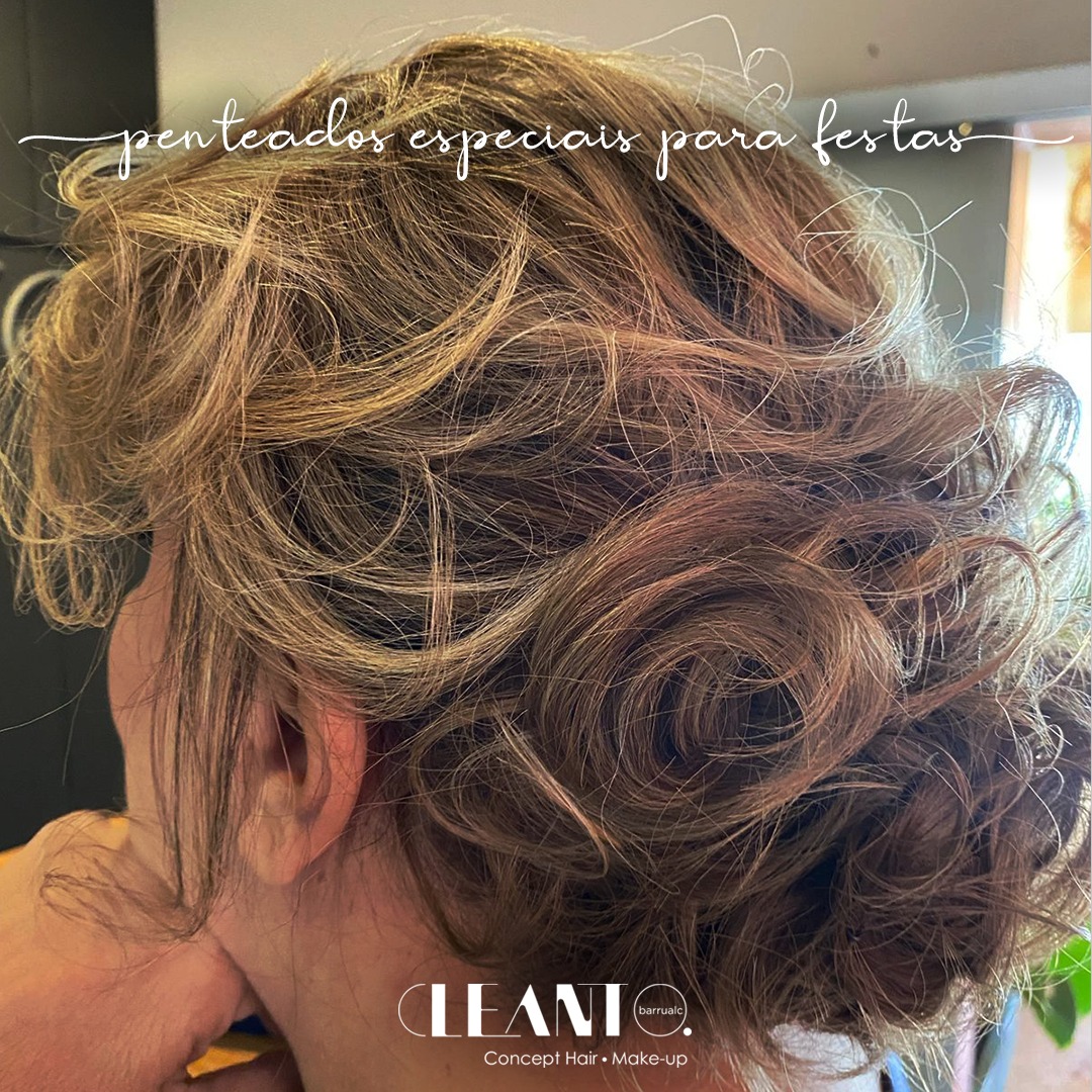 Penteado especial para festas