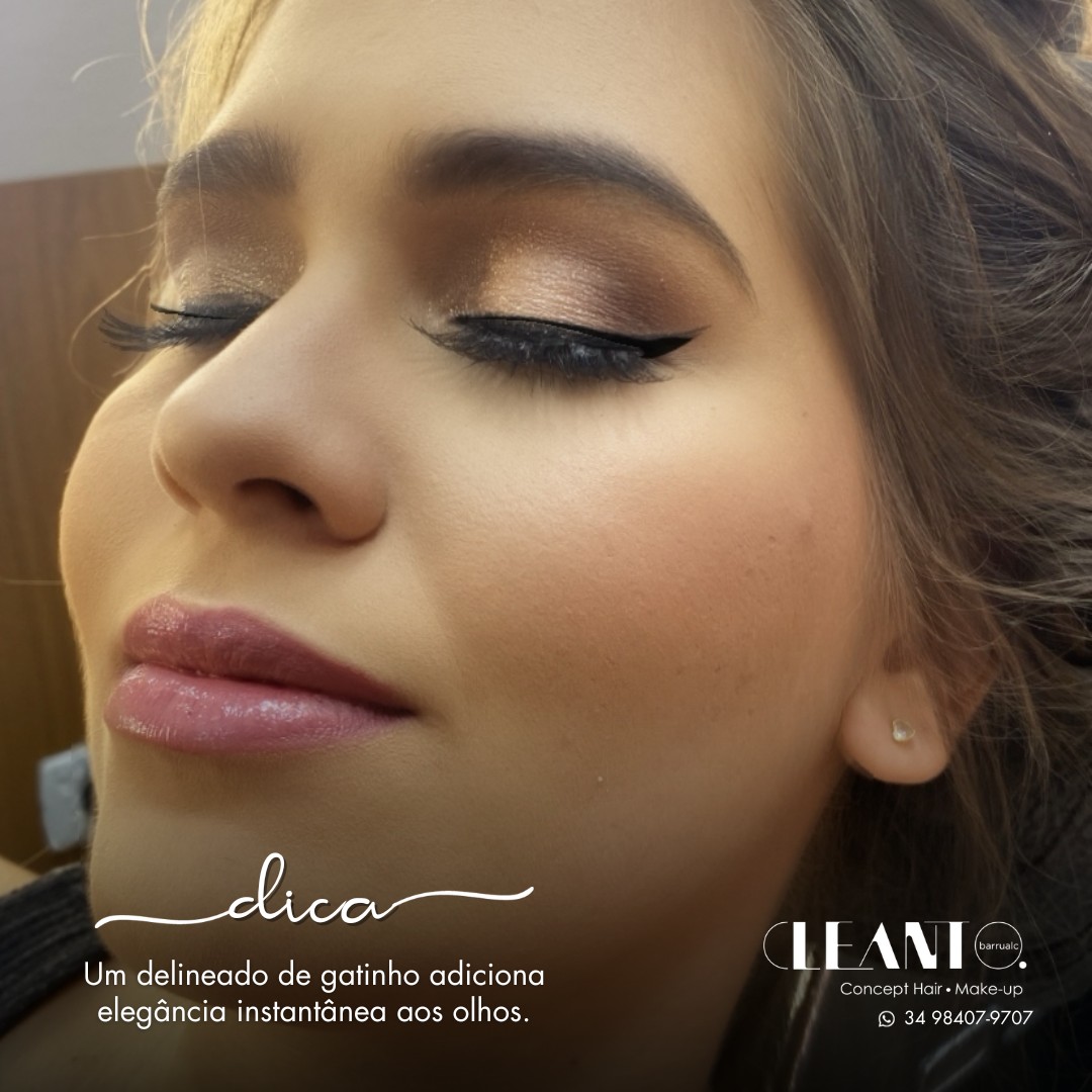 delineado de gatinho