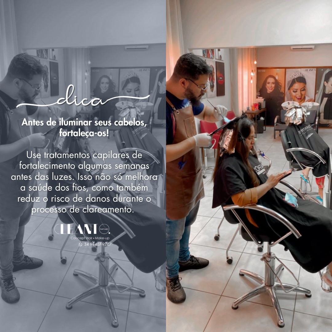Antes de iluminar seus cabelos, fortaleça-os