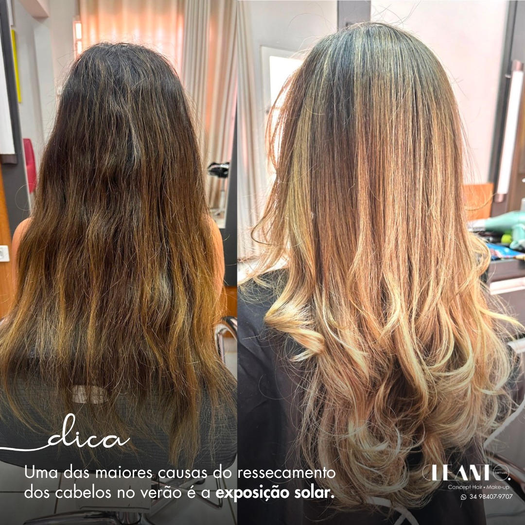 ressecamento dos cabelos no