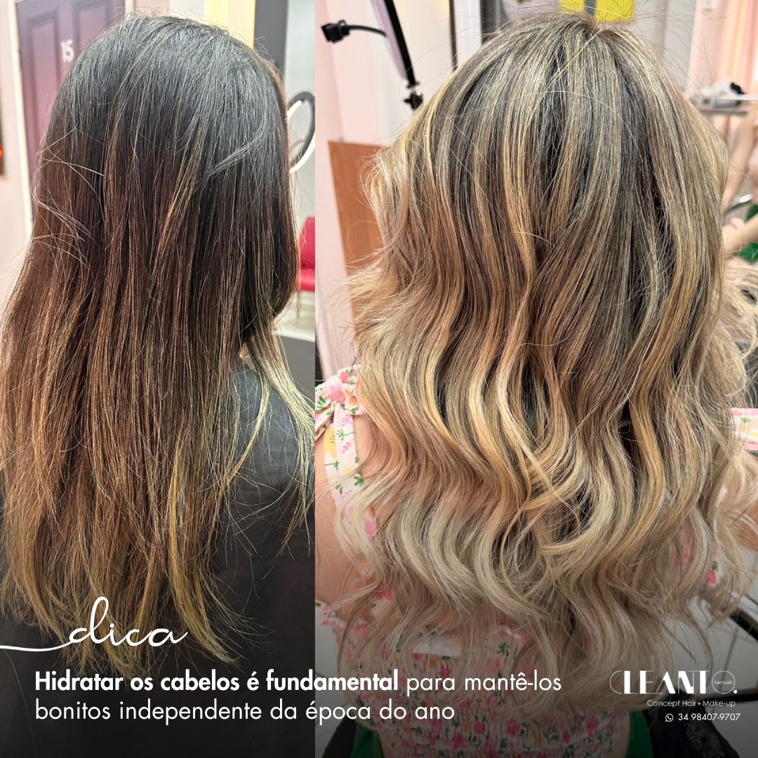 É preciso hidratar os fios ao menos uma vez por semana
