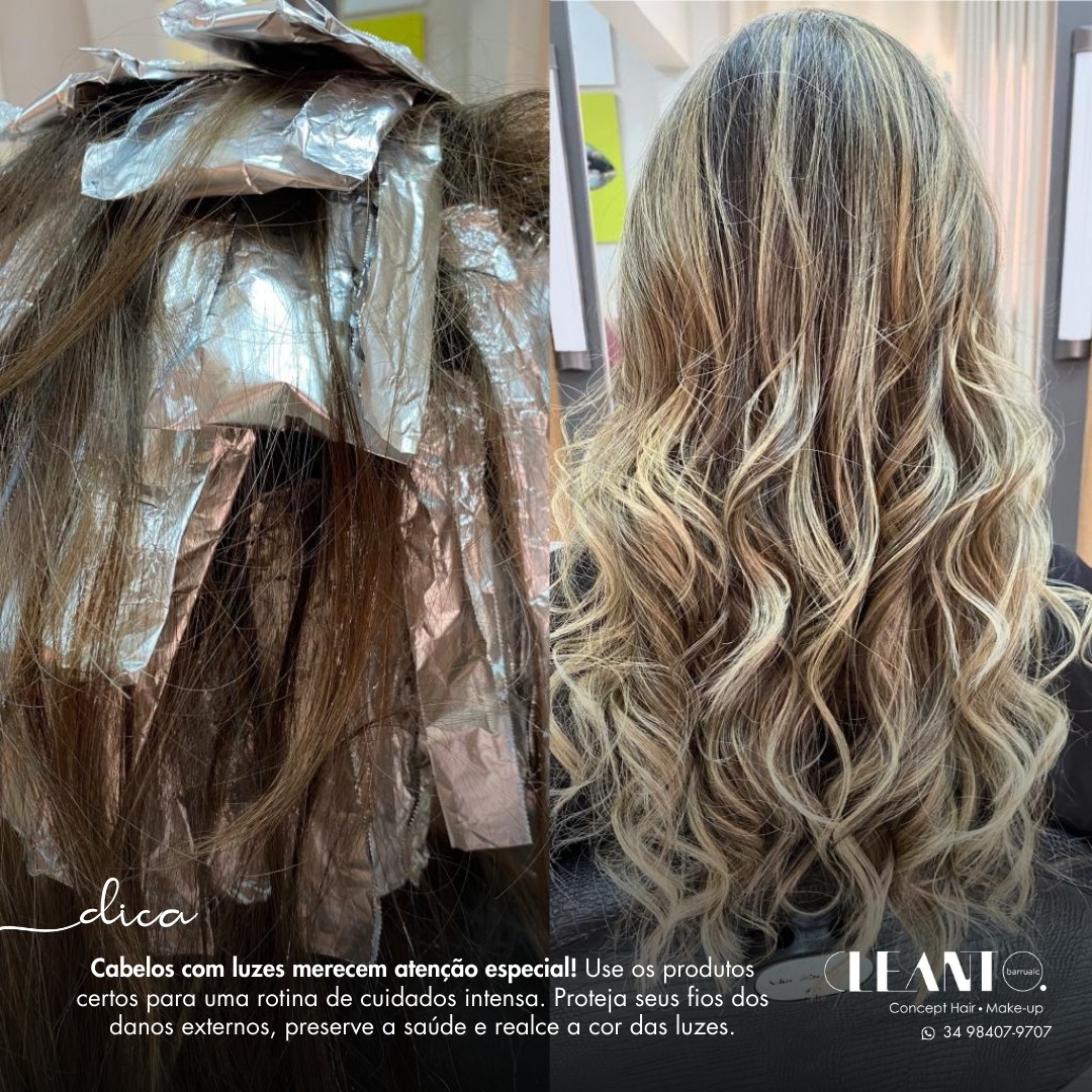 Cabelos com luzes merecem atenção especial