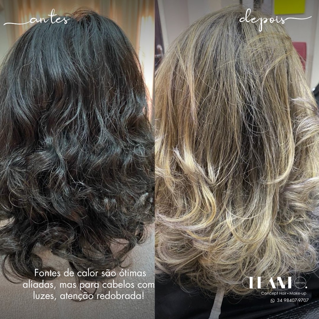 Cabelos com luzes são mais sensíveis