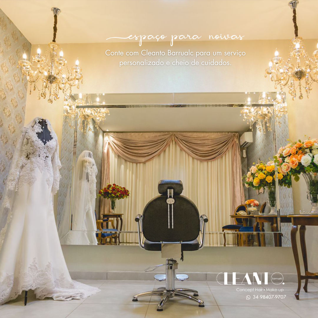 Um espaço exclusivo para a noiva no seu dia especial!