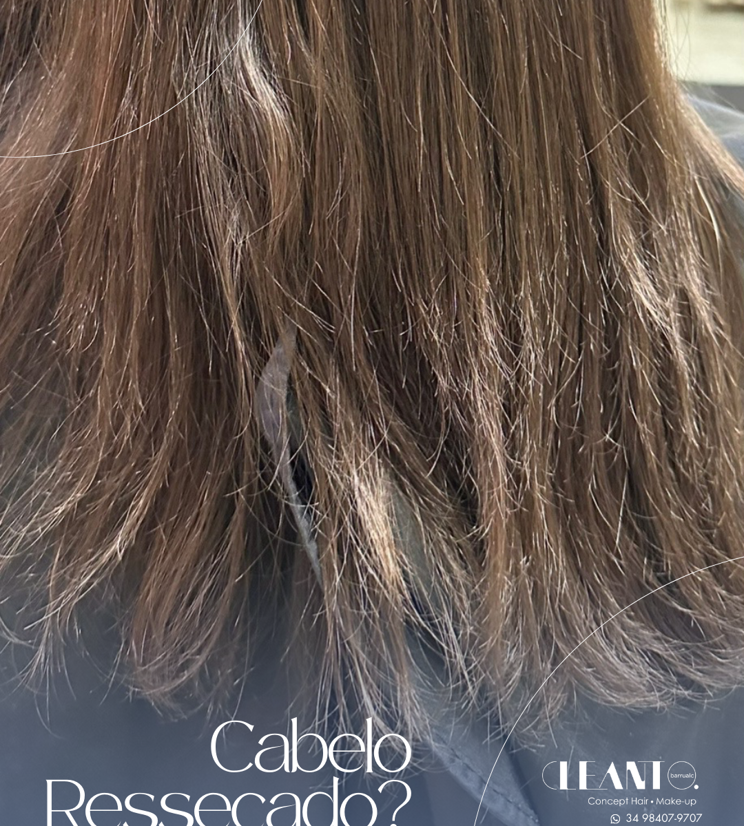Cabelo ressecado? Estou aqui para te ajudar!