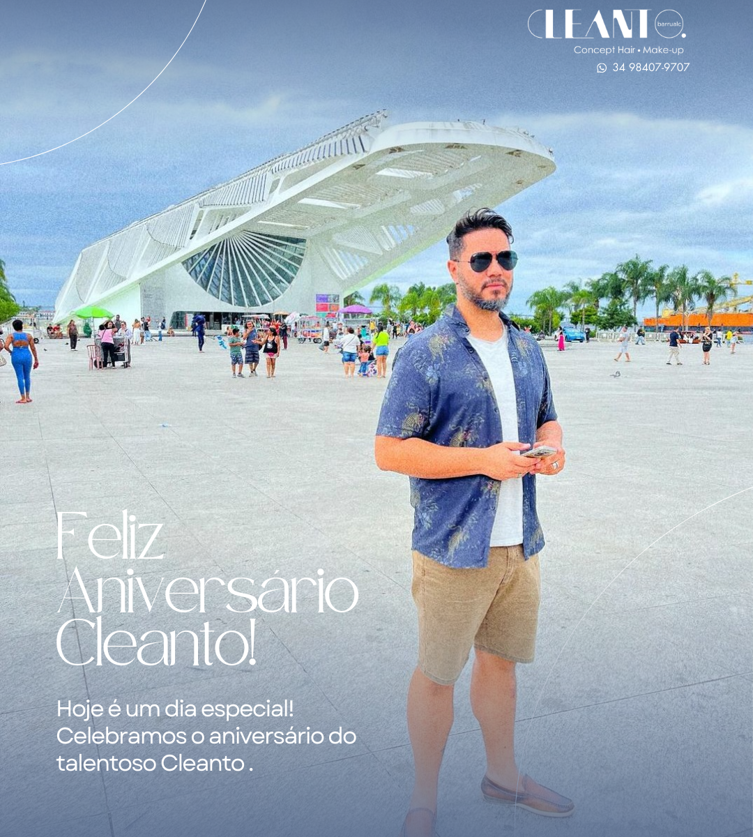 Feliz aniversário Cleanto!