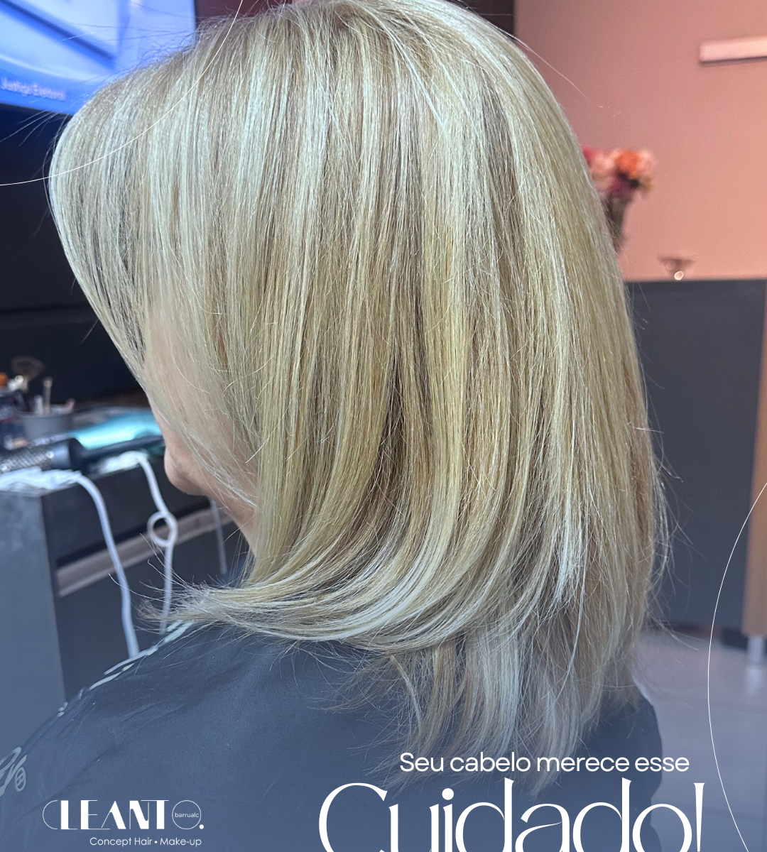 Deixe seu cabelo mais bonito do que nunca!Dê ao seu cabelo o cuidado que ele merece!