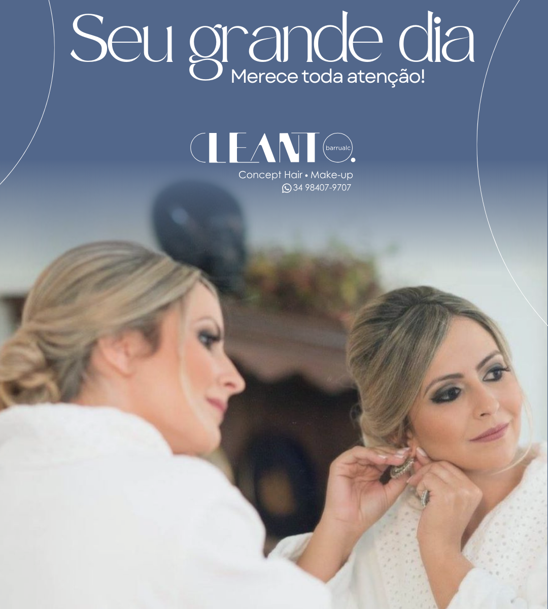 Seu grande dia merece toda atenção! A preparação é um momento especial, onde cada escolha – do penteado à maquiagem .