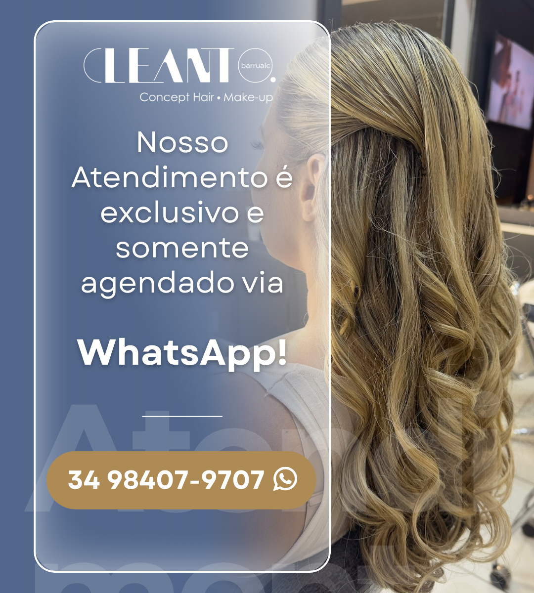 Atendimento exclusivo pelo WhatsApp!