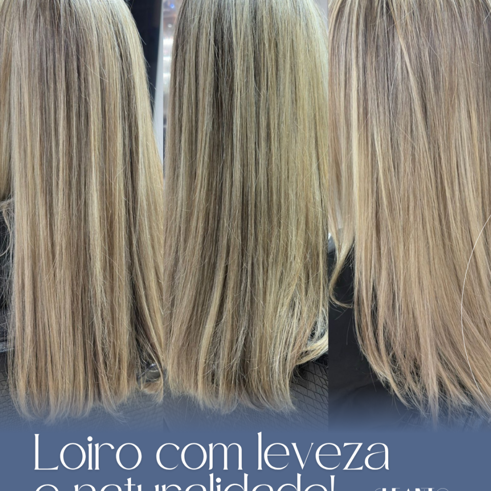Loiro com leveza e naturalidade!
