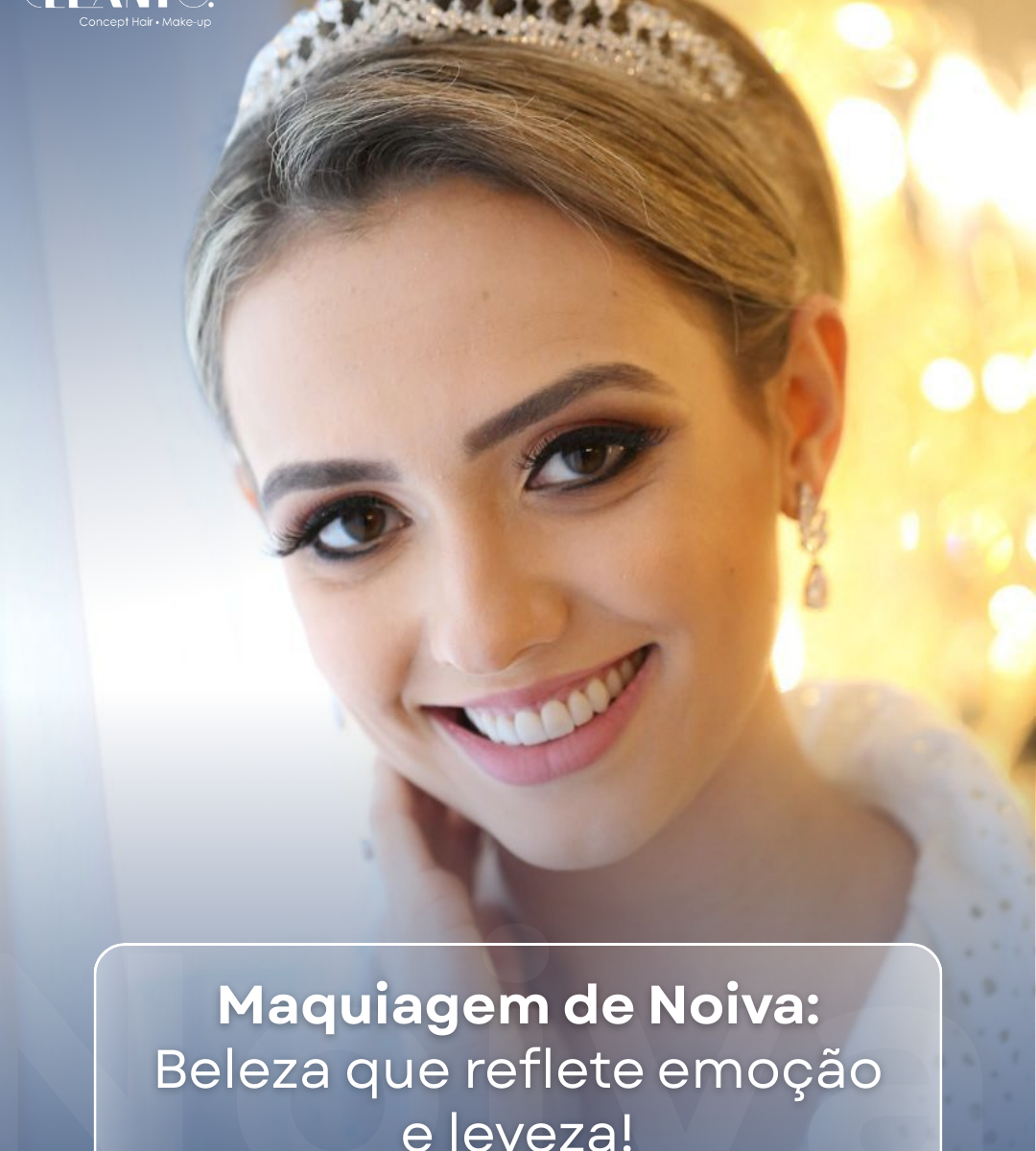 Maquiagem de Noiva. A maquiagem perfeita é aquela que realça o olhar, valoriza cada traço e mantém a naturalidade que o momento pede.