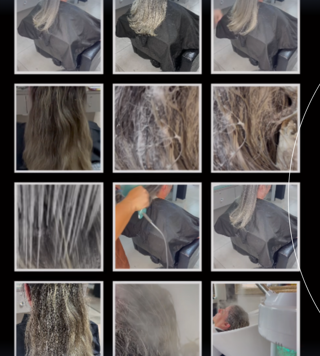 Clareamento e mechas renovadas. As mechas foram realinhadas e o tom ajustado com precisão, resultando em um loiro saudável e sofisticado.