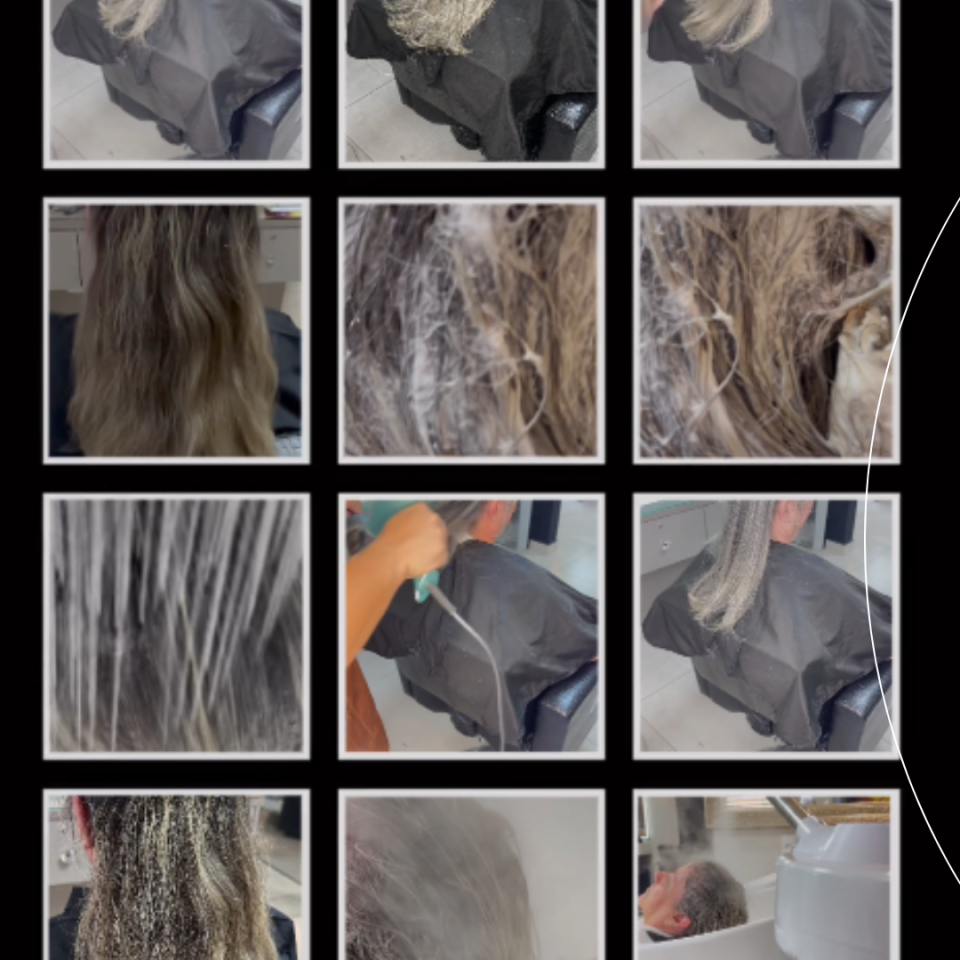 Clareamento e mechas renovadas. As mechas foram realinhadas e o tom ajustado com precisão, resultando em um loiro saudável e sofisticado.