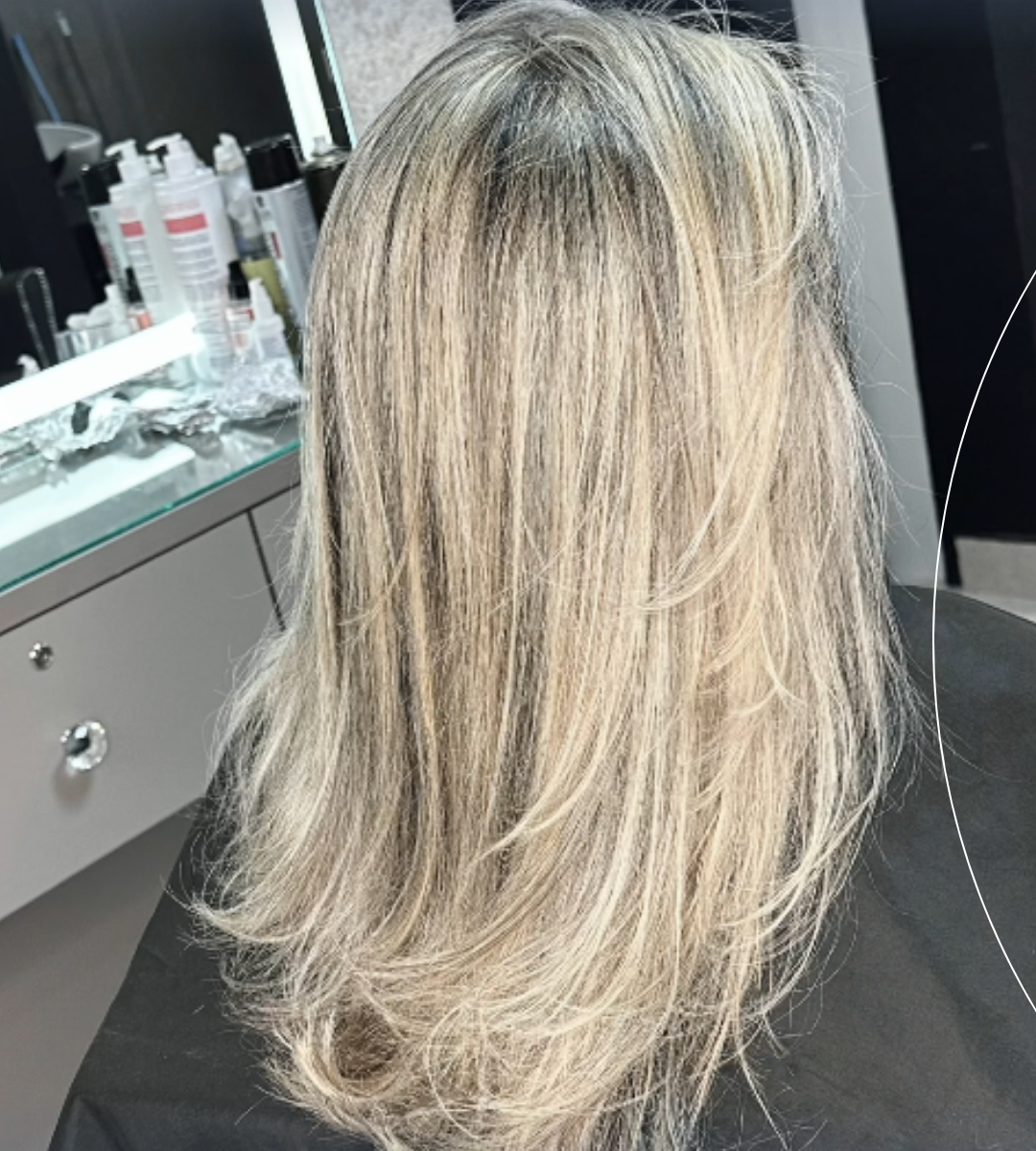 Hidratação com vapor de ions. Após o processo químico, é hora de devolver tudo o que o cabelo precisa: brilho, força e vitalidade.