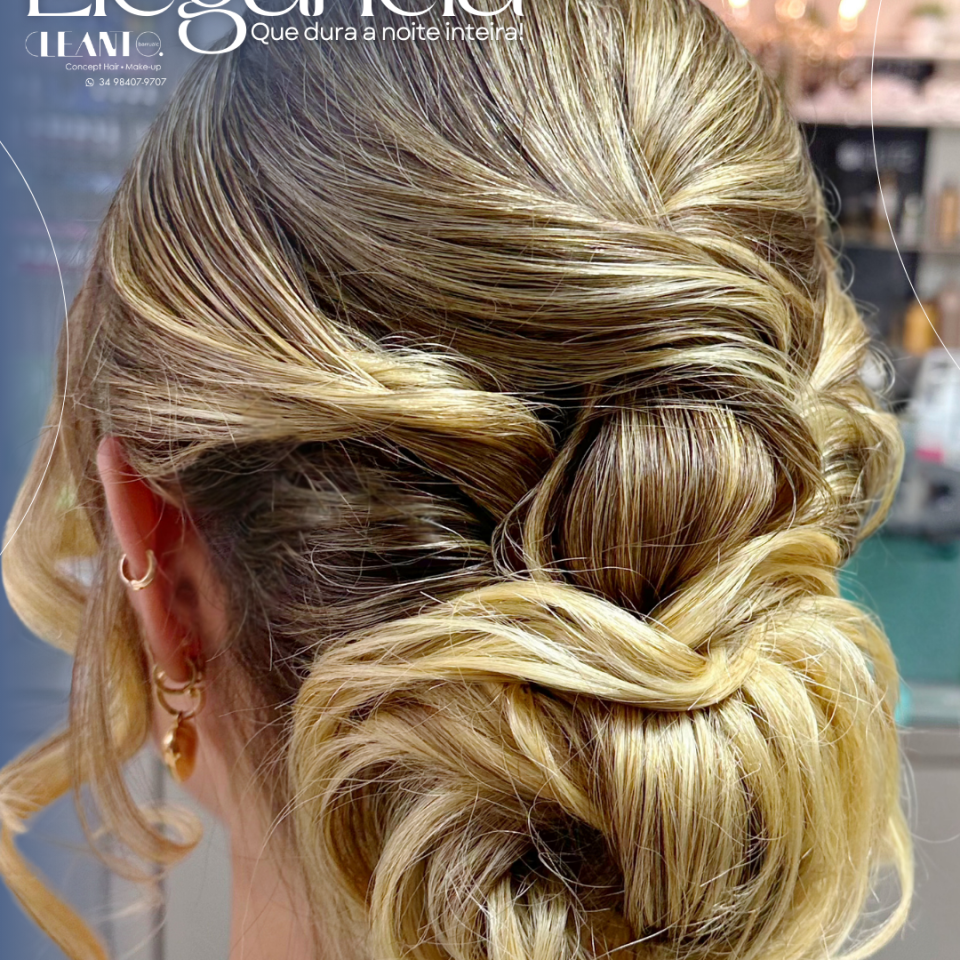 Penteado para Festas e Eventos. Elegância que dura a noite inteira. Quando o penteado certo encontra a técnica certa, o resultado fala por si.