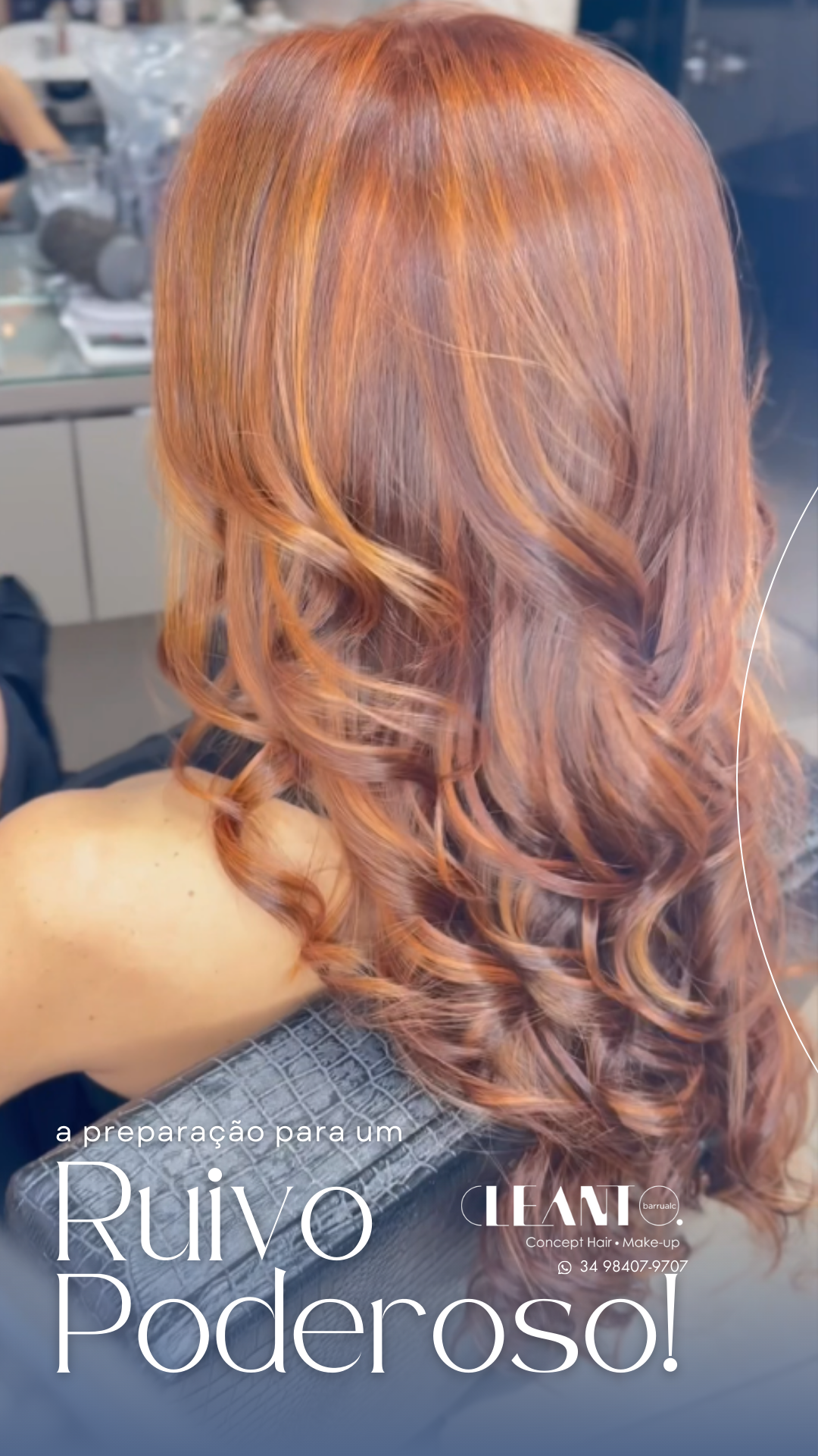 Ruivo Poderoso Ruivo vibrante, luminoso e uniforme!