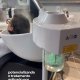Hidratação com vapor de íons. A hidratação com vapor de íons potencializa o tratamento aplicado nos fios. O resultado é um cabelo mais hidratado.