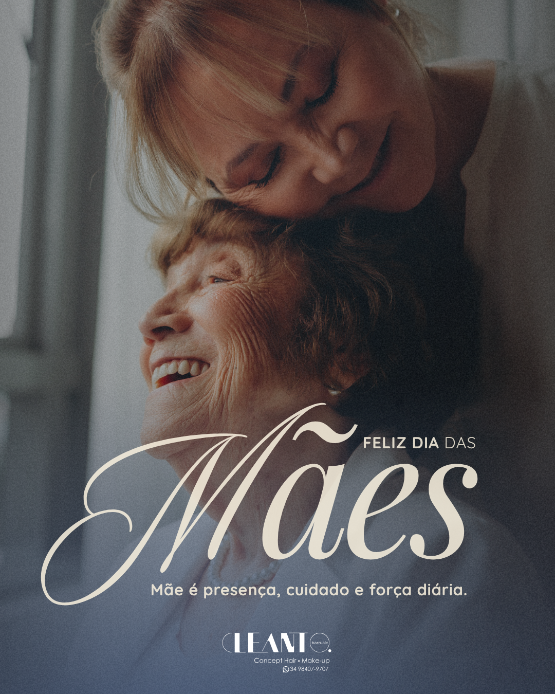 Dia das mães. Que este dia seja de reconhecimento e carinho por tudo o que representam. Feliz Dia das Mães.
