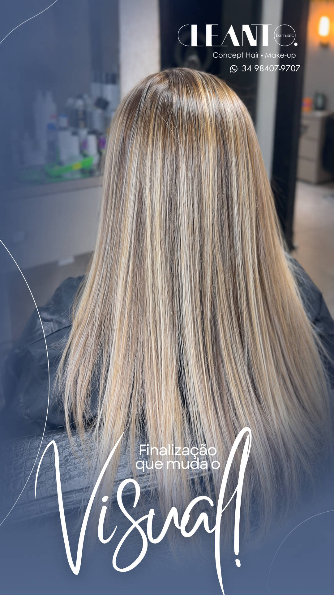 Finalização que muda o visual! Aqui, cada detalhe conta — do corte ao toque final. E é isso que faz a diferença no espelho!