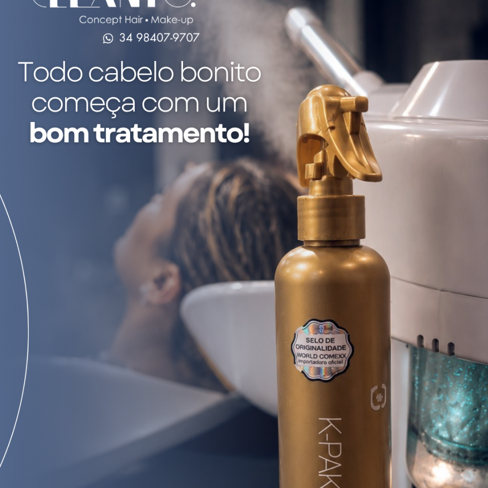 Tratamento e Hidratação. gende seu horário e comece a cuidar do seu cabelo do jeito certo. O melhor resultado sempre começa pelo tratamento!