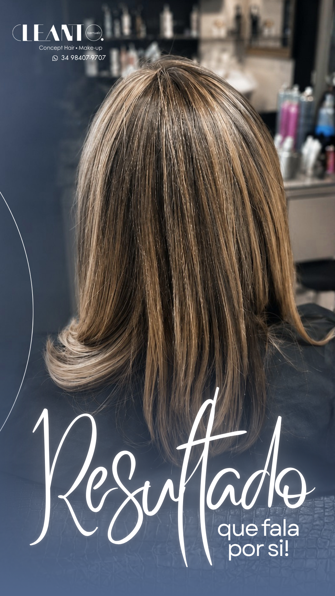 O resultado fala por si! Quando a transformação é feita com cuidado, o cabelo ganha um novo visual, mais brilho, movimento e uma aparência que valoriza ainda mais a beleza de quem usa.