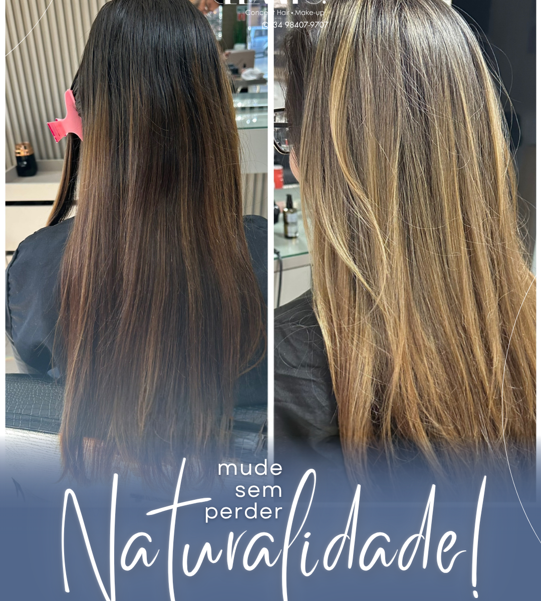Mude sem perder Naturalidade ! As mechas são uma ótima opção para iluminar os fios, criar mais dimensão e valorizar o visual sem precisar de uma mudança radical.