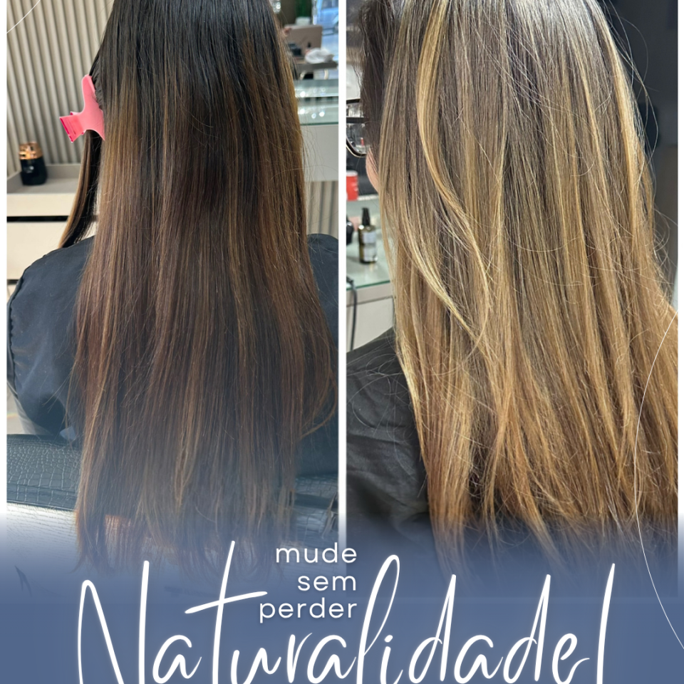 Mude sem perder Naturalidade ! As mechas são uma ótima opção para iluminar os fios, criar mais dimensão e valorizar o visual sem precisar de uma mudança radical.