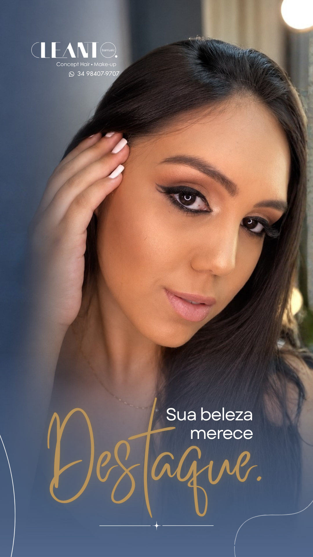 Sua beleza merece destaque ! Tem momentos que merecem uma produção especial!