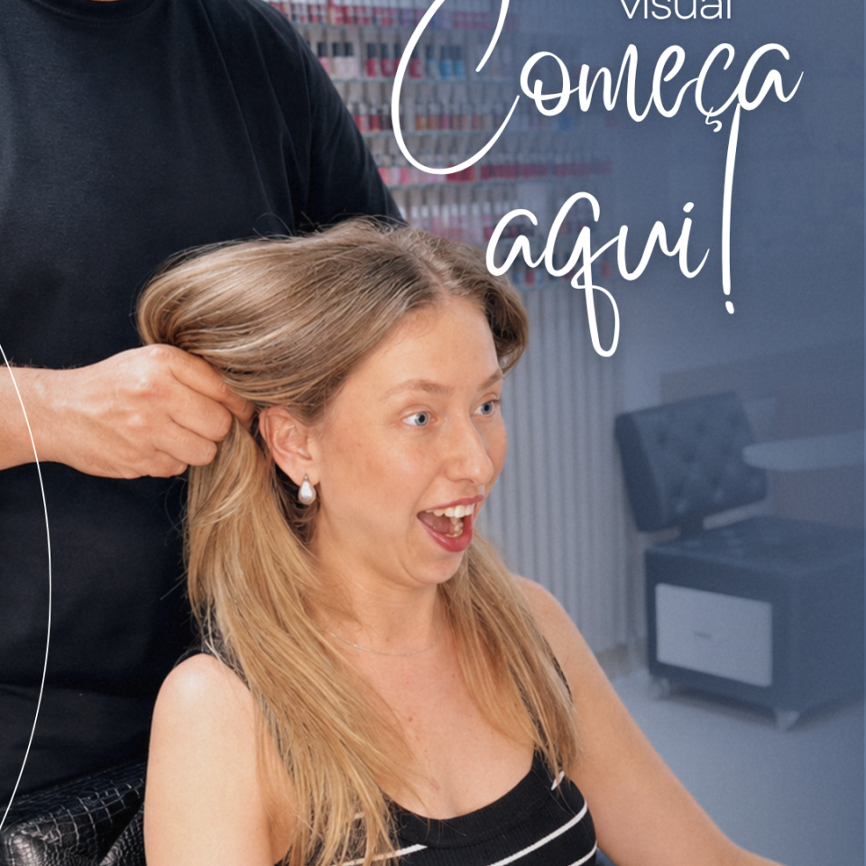 Seu próximo visual começa aqui. Às vezes, a vontade de mudar já apareceu. Falta só dar o primeiro passo.
