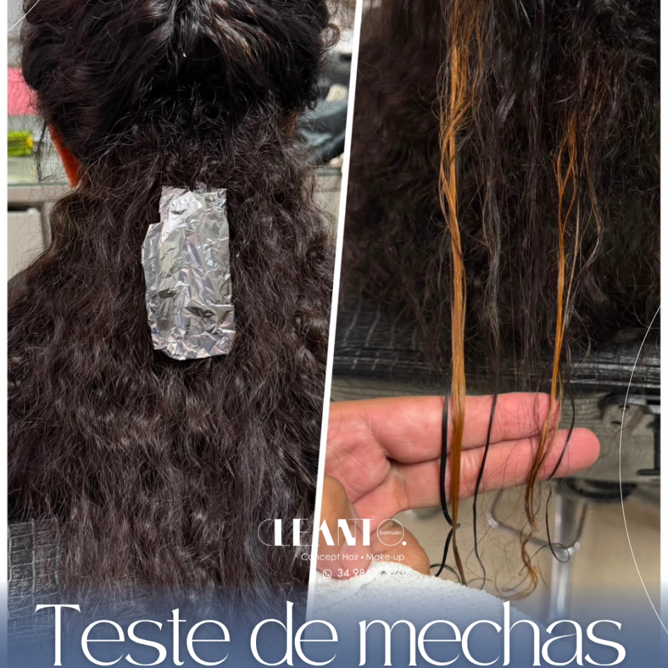 Teste de mechas: um cuidado essencial antes da coloração. Antes de transformar a cor, é importante entender como o seu cabelo está.